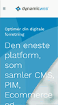 Mobile Screenshot of dynamicweb.dk