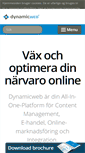 Mobile Screenshot of dynamicweb.se